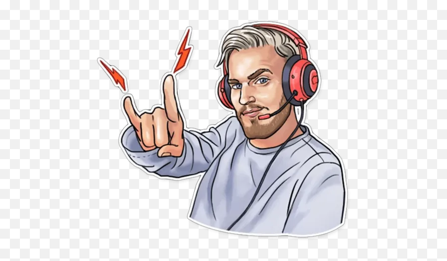 Stickers For Whatsapp - Pewdiepie Stickers Whatsapp Emoji,Pewdiepie Emoji