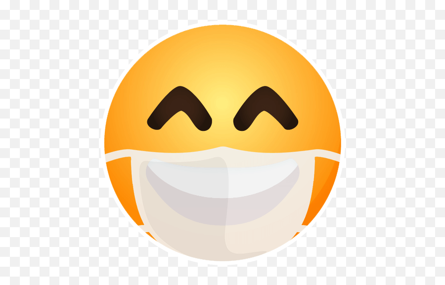 Mask Emoji 2 By Marcossoft - Sticker Maker For Whatsapp,Emoji Mask Png