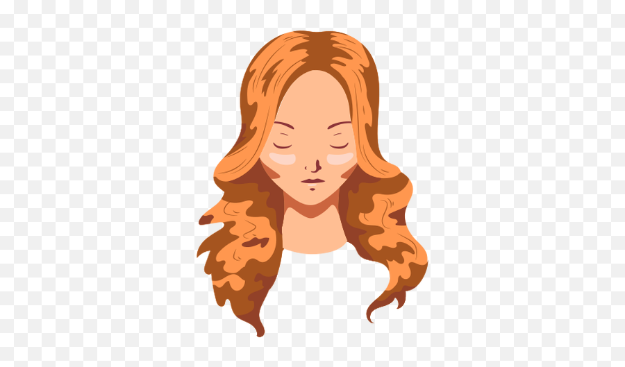 Long Hair Png U0026 Svg Transparent Background To Download Emoji,Brushing Hair Out Of Face Emoji