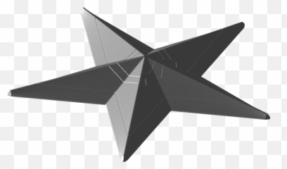 Pla Star 3d Cad Model Library Grabcad Emoji,Star Emoji Black
