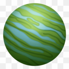Z - Green Planets Clipart Png Emoji,Neptune Emoji