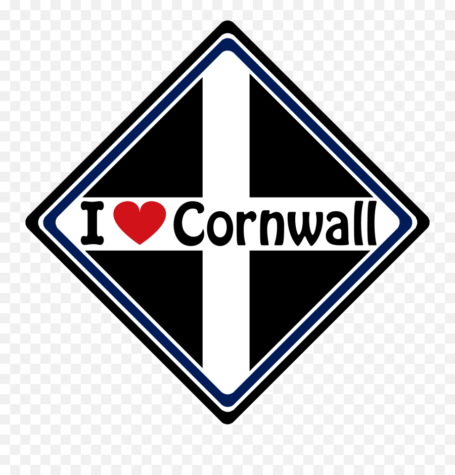 I Love Cornwall Car Sign 2 - Vertical Emoji,Prince Symbol Emoji