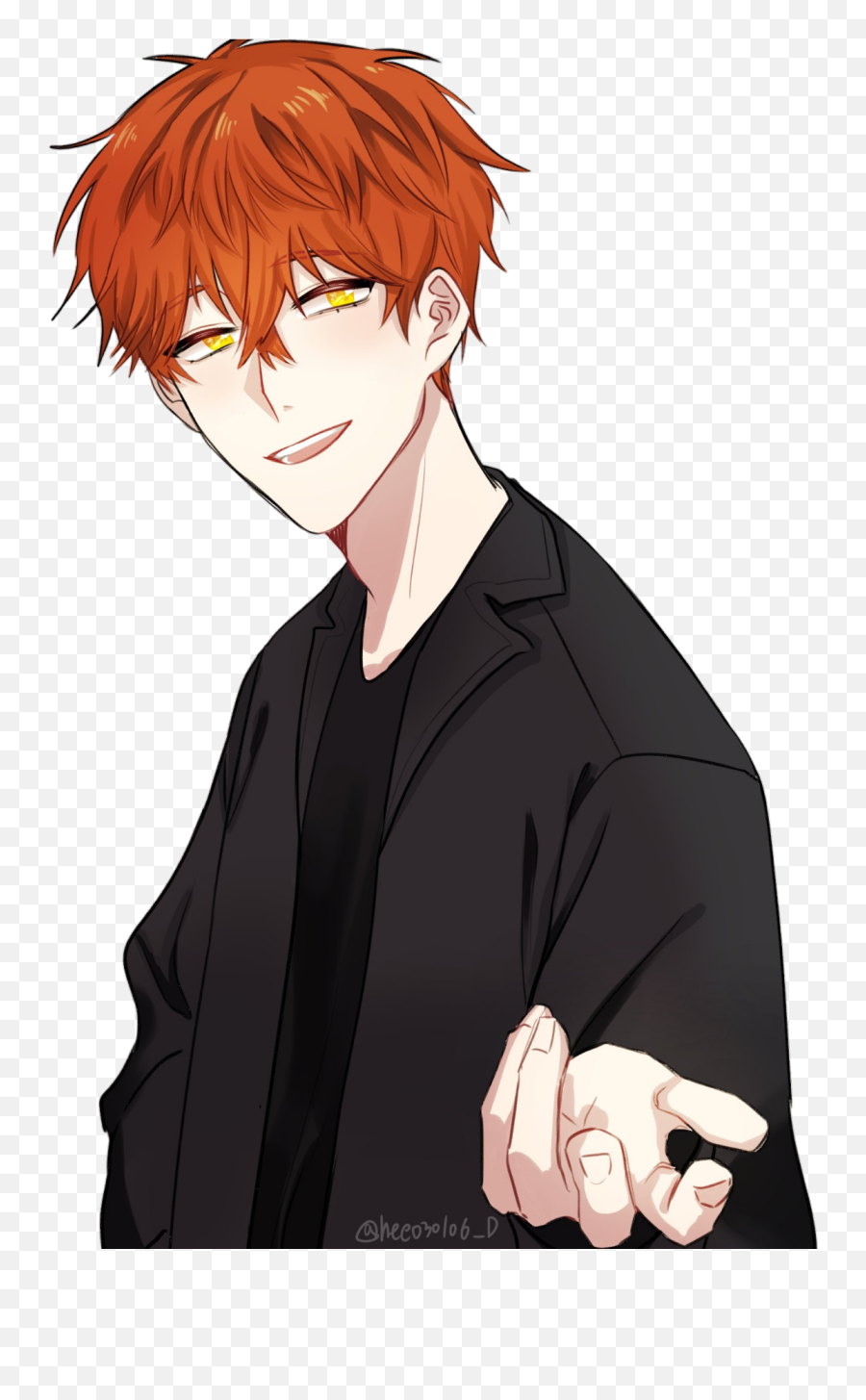 707 Seven Sticker By Ladiablalocadecorazon - Fictional Character Emoji,Seven Mystic Messenger Emoji