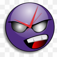 Blacksmith Chic Smiley Clock Option 2 - Fictional Character Emoji,Honey Badger Emoticon