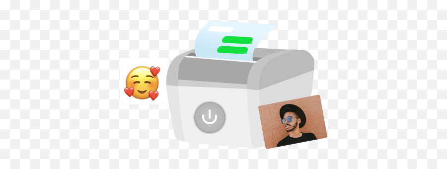 Export Print U0026 Backup Iphone Messages - Anytrans Feature Office Equipment Emoji,Print Emoji Stickers
