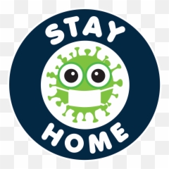 Stay At Home Coronavirus Emoji - Stay Home Sticker Corona,Home Emoji