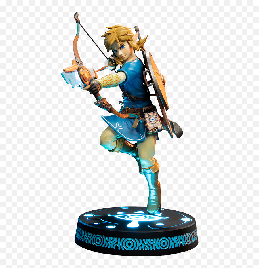 The Legend Of Zelda Breath Of The Wild Link Collectoru0027s Edition Statue - Zelda Figure Emoji,Legend Of Zelda Light Emotion