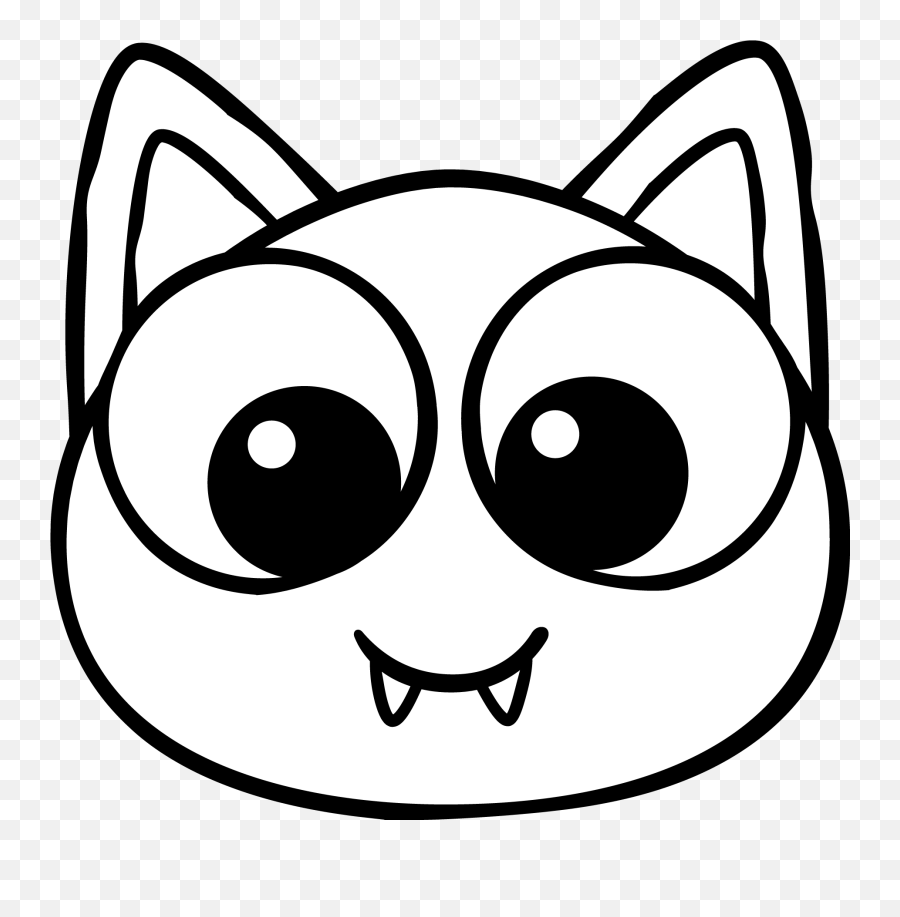 Pin En Dibujos Sin Fondo - Desenhar Um Gato Emoji,Emotions Para Imprimir Blanco Y Negro