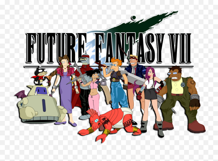 Chrono Trigger Futurama And Ff - Final Fantasy Vii Chrono Trigger Emoji,Fry Futurama Emoji