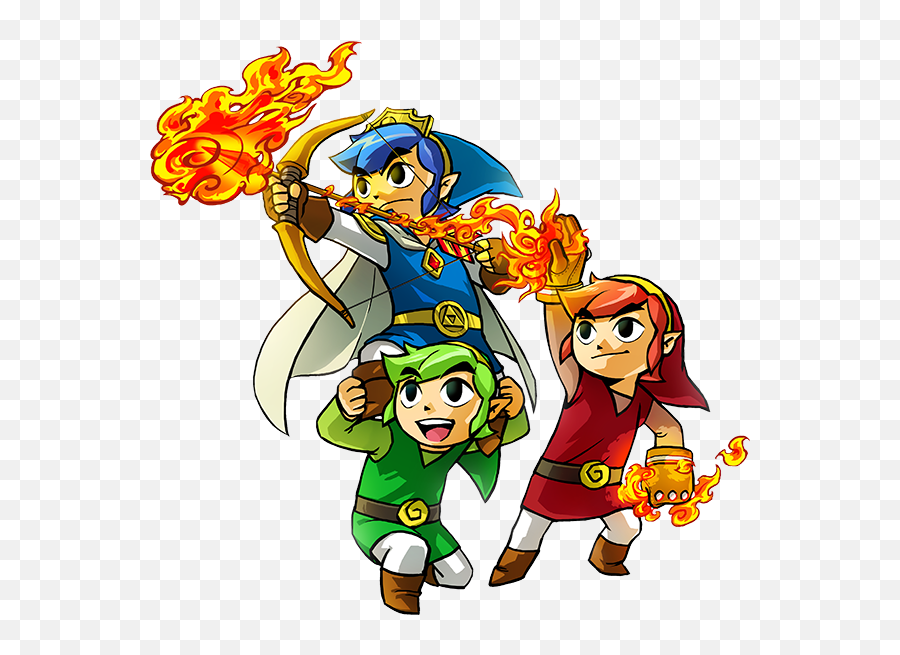 Tri Force Heroes - Legend Of Zelda Tri Force Heroes Link Emoji,Triforce Heroes Throw! Emoticon