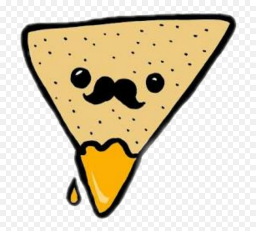 Nacho Sticker By Kelly A Huerta - Comida Facil Dibujos Kawaii Emoji,Nachco Emoji