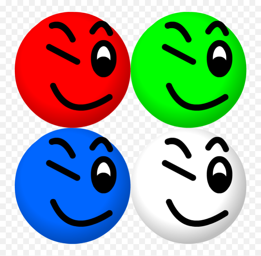 Colors - Happy Emoji,Xat ? Emoticon
