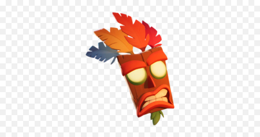 Heroes Characters - Aku Aku Crash 4 Emoji,Og Abel Mask To Hide Emotions