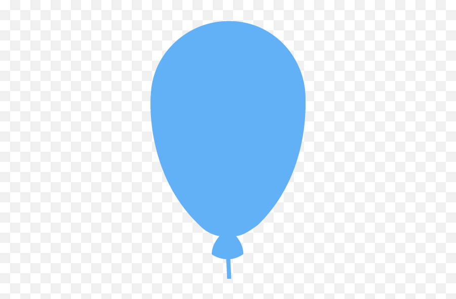 Tropical Blue Balloon 8 Icon - Free Tropical Blue Party Icons Oval Balloon Emoji,Balloon Emoticon On Facebook