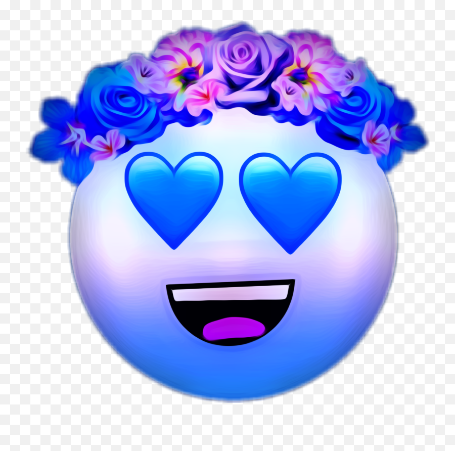 Emojis Sticker Challenge By Picsart On Picsart - No Background Flower Crown Emoji,Emoticons For 5 De Mayo