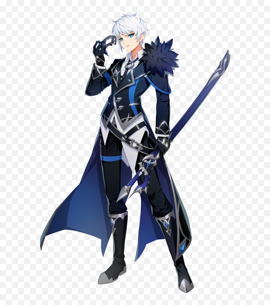 Anime Warrior - Lass Grand Chase Art Emoji,Most Powerful Expression Of Emotion From Male Characters Anime