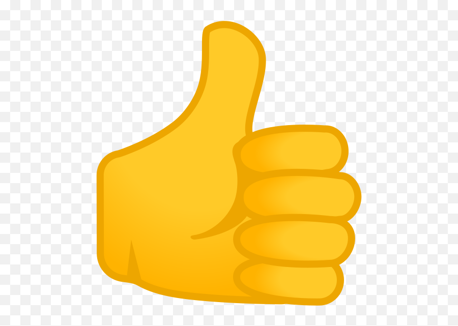 Hand With Thumbs Up - Transparent Background Thumb Up Emoji Png,Two Thumbs Down Emoticon