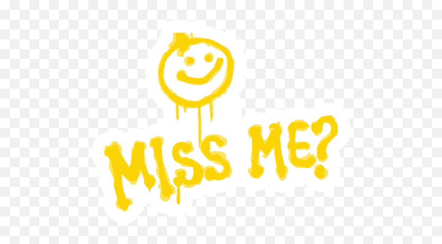 Just Stickers - Miss Me Moriarty Stickers Emoji,I Miss You Emoticon Sticker