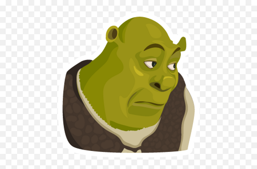 Bored Shrek Meme - Sticker Mania