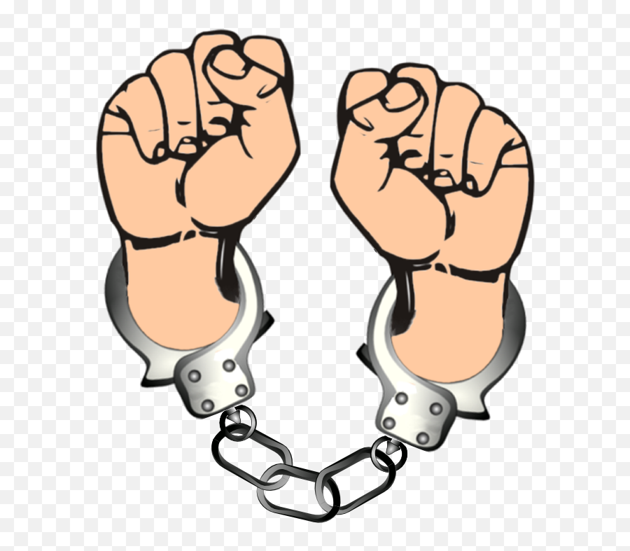 1292228 Handcuffs Clipart Emoji - Handcuffed Clipart,Handcuffs Emoji