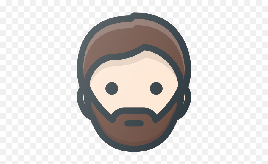 People Avatar Head Man Male Beard Hypster Free Icon Of Emoji,Emoticon Beard 128x128