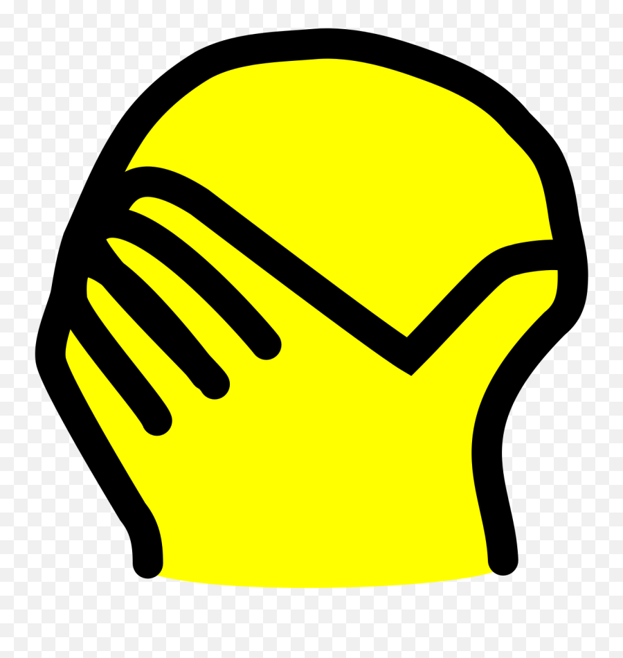 Bestandfacepalm Yellowsvg - Wikipedia Emoji,Cansada Emoticon