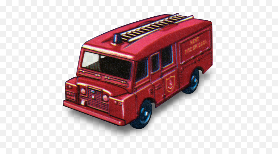 Land Rover Fire Truck Icon - 1960s Matchbox Cars Icons Emoji,Fire Truck Emoticon
