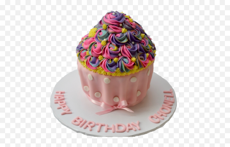 Giant Cupcake Cake U2013 Sugar Street Boutique - Cake Decorating Supply Emoji,Emoji Icing Decorations