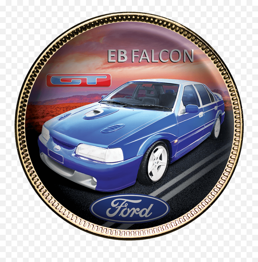 Ford Gt Enamel Penny Collection - Aussie Coins And Notes Ford Motor Company Emoji,Falcons Emoji