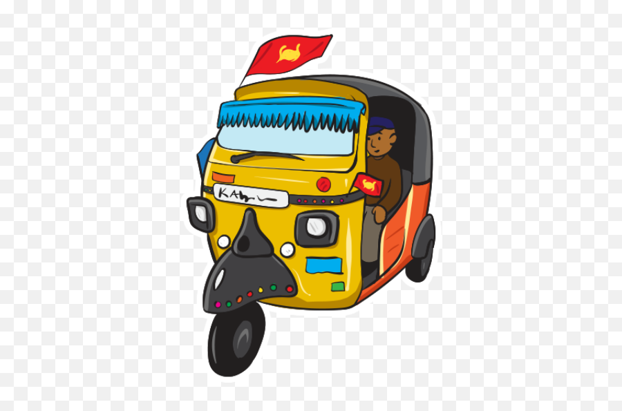 Stika Emoji,Rickshaw Emoji