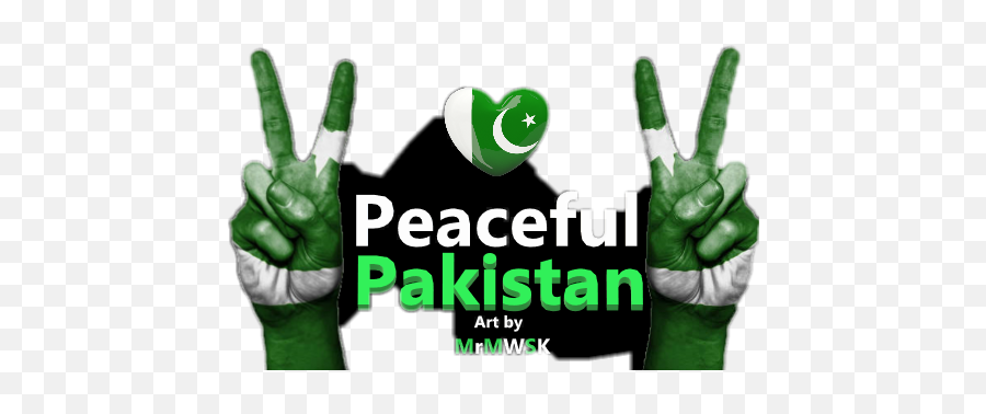 Peace Peaceful Pakistan Love Sticker By Mrmwsk - Intranet Emoji,Pakistan Emoji