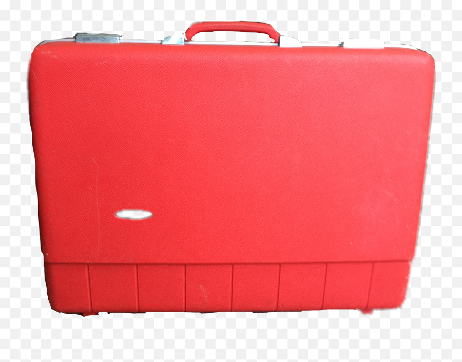 Suitcase Red Bag Stickers Vintage Sticker By Emma - Solid Emoji,Briefcase Emoji