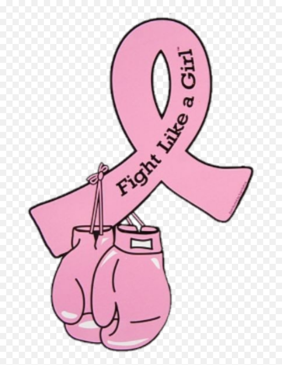 Breast Breastcancer Pink Sticker By Amanda - Fight Like A Girl Breast Cancer Png Emoji,Breast Emoji