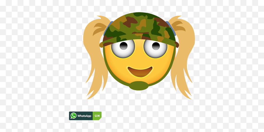 Whatsapp Sim Smiley Creator - Smiley Blumenkranz Emoji,Kussmund Emoticon