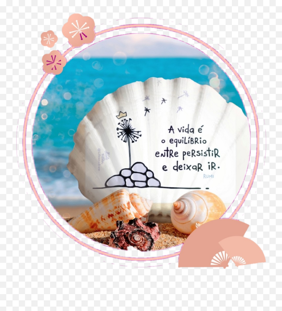 Concha Mar Frases Sticker - Frases Conchas Do Mar Emoji,Concha Emoji