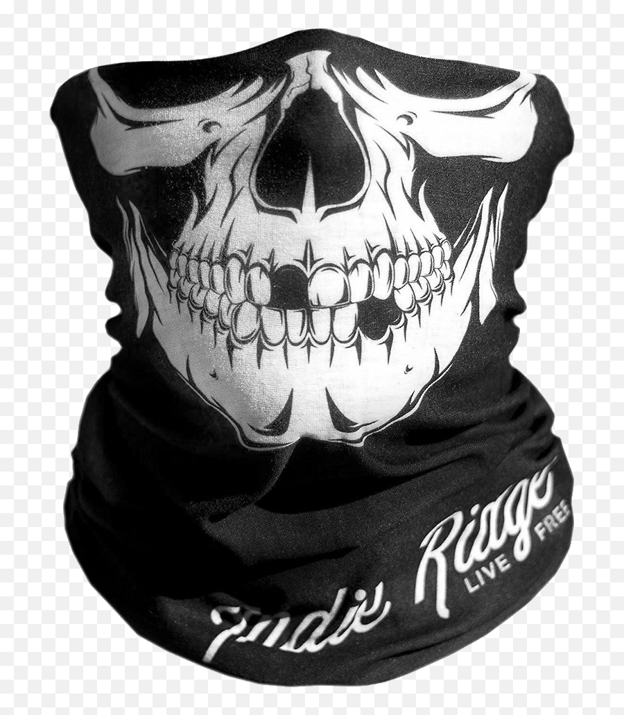 Bandana Skull Caveira Sticker - Motorcycle Skull Face Mask Emoji,Caveira Emoji