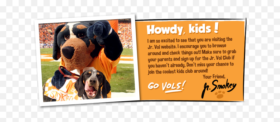 Join The Junior Vols All Kids Who - Dog Supply Emoji,Tennessee Volunteers Emojis