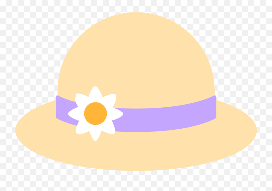 Filefxemoji U1f452svg - Wikimedia Commons Costume Hat,Images Of Flower Emojis