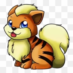 Cute Growlithe Emoji,Good Rockruff Emotion