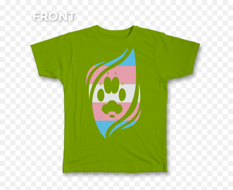 Pride Paw Trans Tee U2013 Burubado - Open 925 Emoji,Emoticon Of Pride