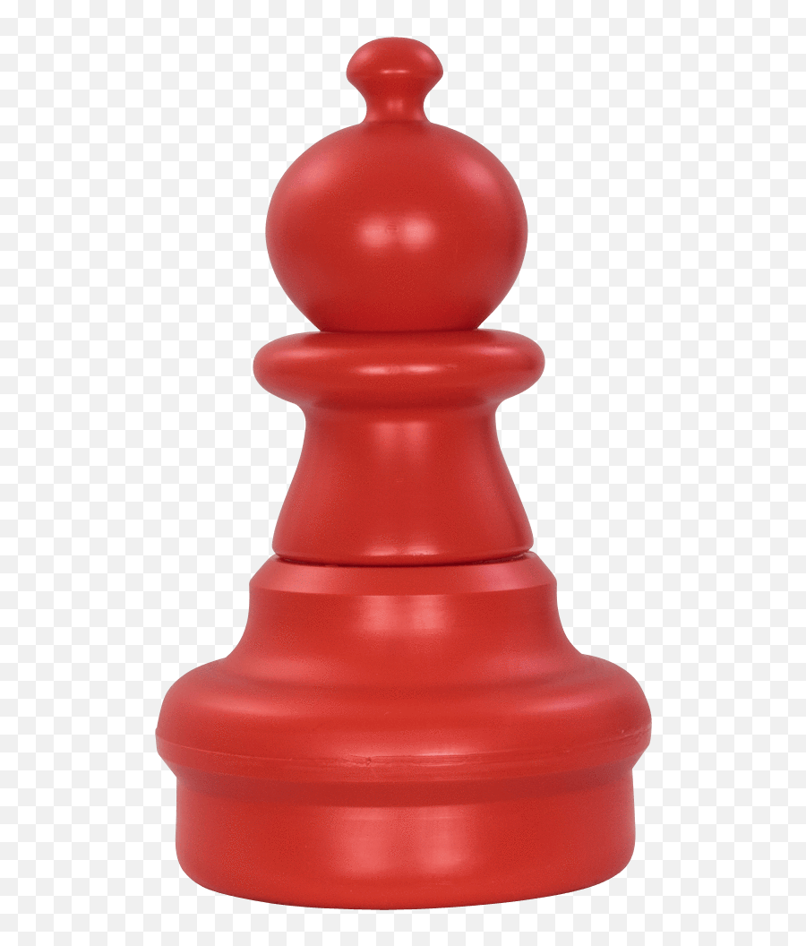 Megachess 16 Inch Red Plastic Pawn - Chess Piece Black Pawn 8 Emoji,Chess Emojis Png