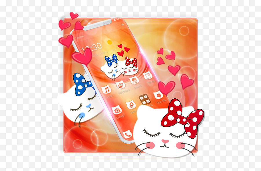 Furry Kitty Bowknot U2013 Apps On Google Play - Girly Emoji,Furry Wolf Emoji