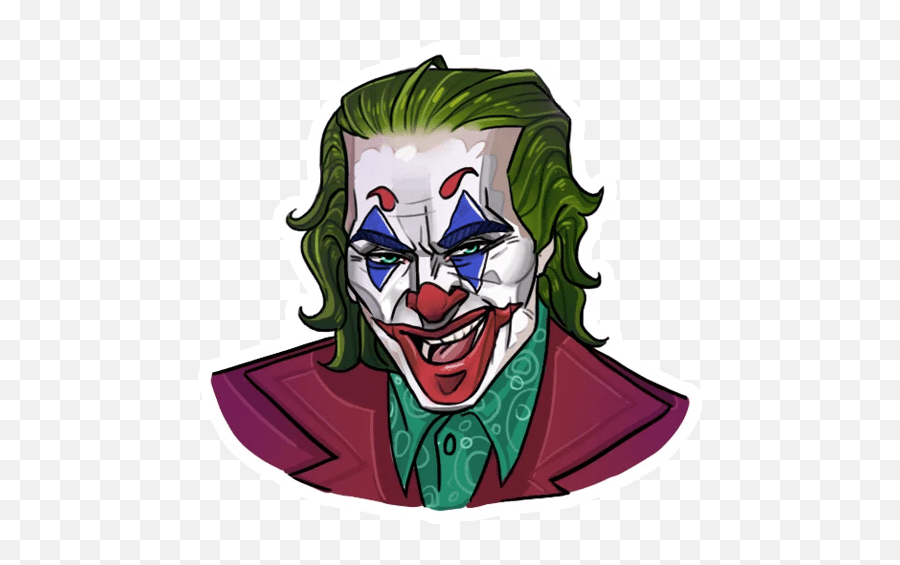 Joker In The Society Sticker - Joker Emoji,Animated Joker Emoji