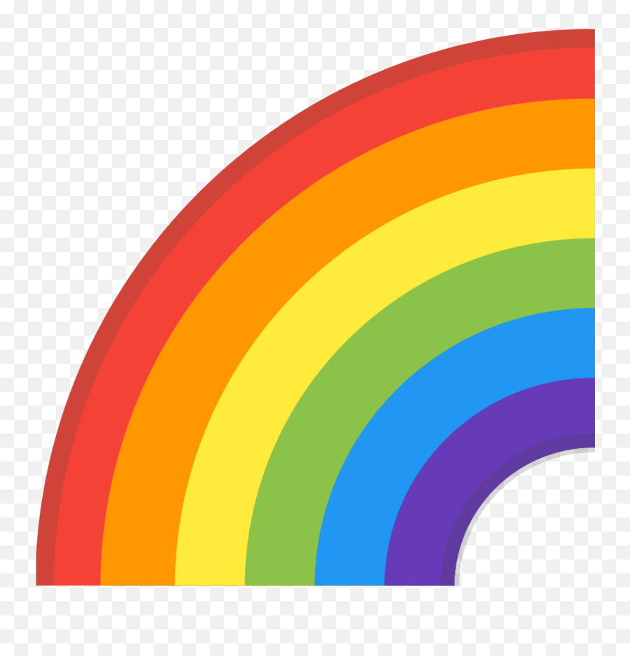 Rainbow - Rainbow Icon Png Emoji,Android 9.0 Oreo Emojis