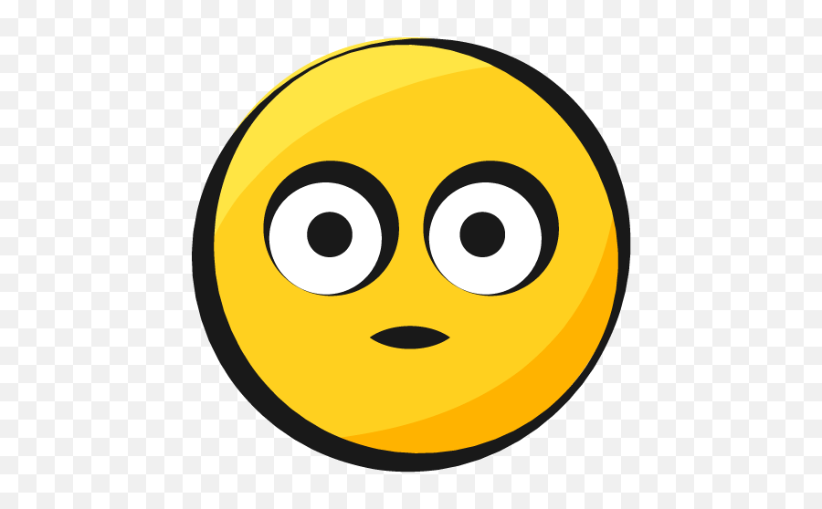 Smiley Jaune Emoji Yellow Choque Shocked Image Animated Gif - Cathédrale,Shocked Emoji Png