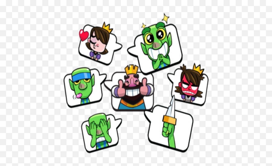 Stickers Clash Royale Apk 1 - Emotes Clash Royale Png Emoji,How To Get Emoticons On Clash Royale
