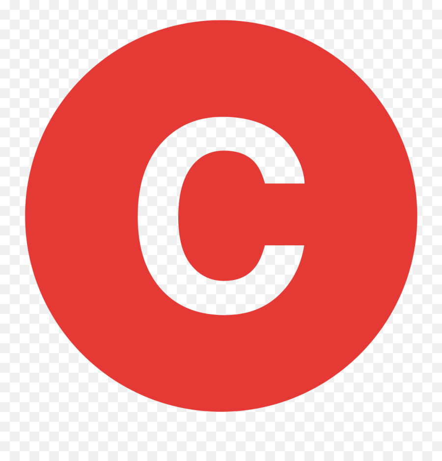 Fileeo Circle Red Letter - Csvg Wikimedia Commons Warren Street Tube Station Emoji,C Emoji