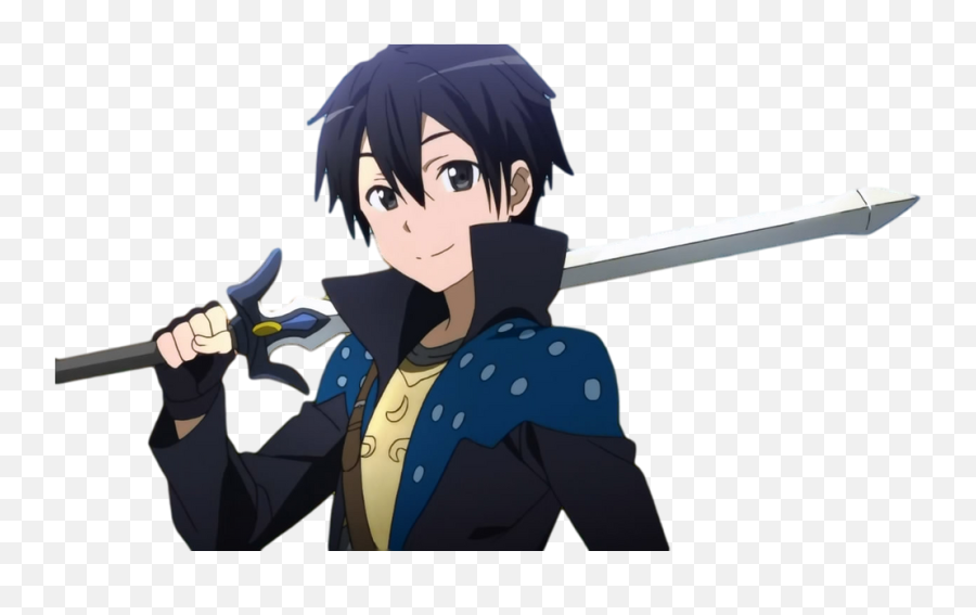 Anime Boy Kirito Png Image Png Mart - Kirito Png Emoji,Kirito Swords Unicode Emoji