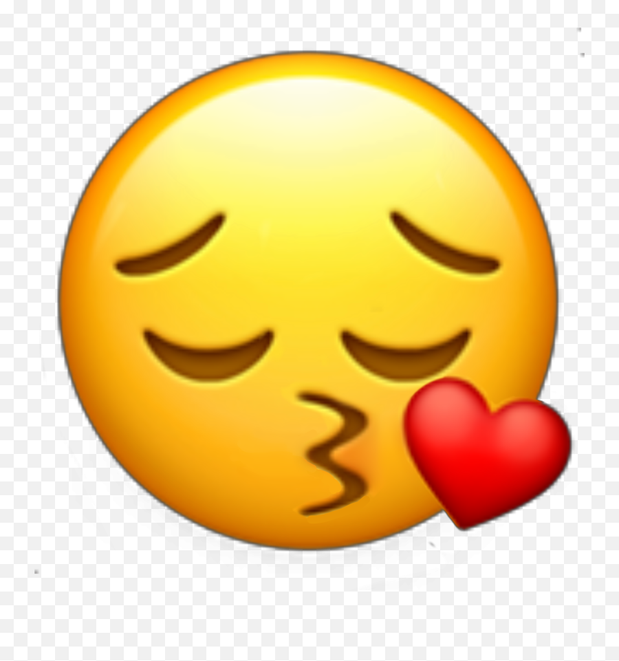 Sad Love Sadkiss Sticker - Transparent Kissing Emoji Png,Pensive Emoji