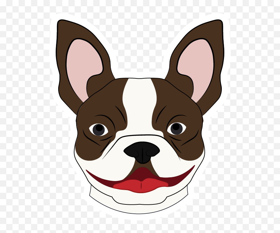 Boston Terrier - Boston Terrier Emoji,Bull Terrier Emoticons